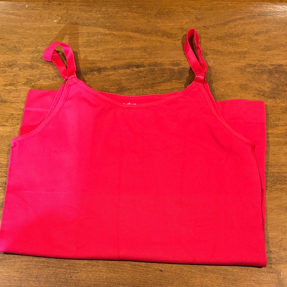 Bright Pink All Day Every Day Scoopneck Cami Shapewear